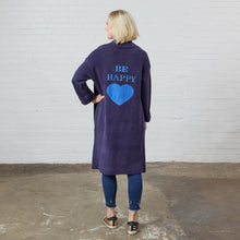 Load image into Gallery viewer, Be Happy Sweater Coat
