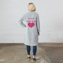 Load image into Gallery viewer, Keep Smiling Sweater Coat
