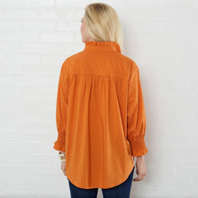 Load image into Gallery viewer, Kimberly Ruffle Top - Burnt Orange

